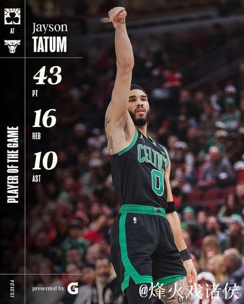 塔图姆轰43+16+10绿军复仇公牛 爵士轻取篮网